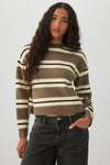 Striped Crop Sweater