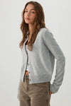 Cropped Polo Cardigan