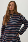 Striped Jersey Long Sleeve Top