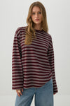 Striped Jersey Long Sleeve Top