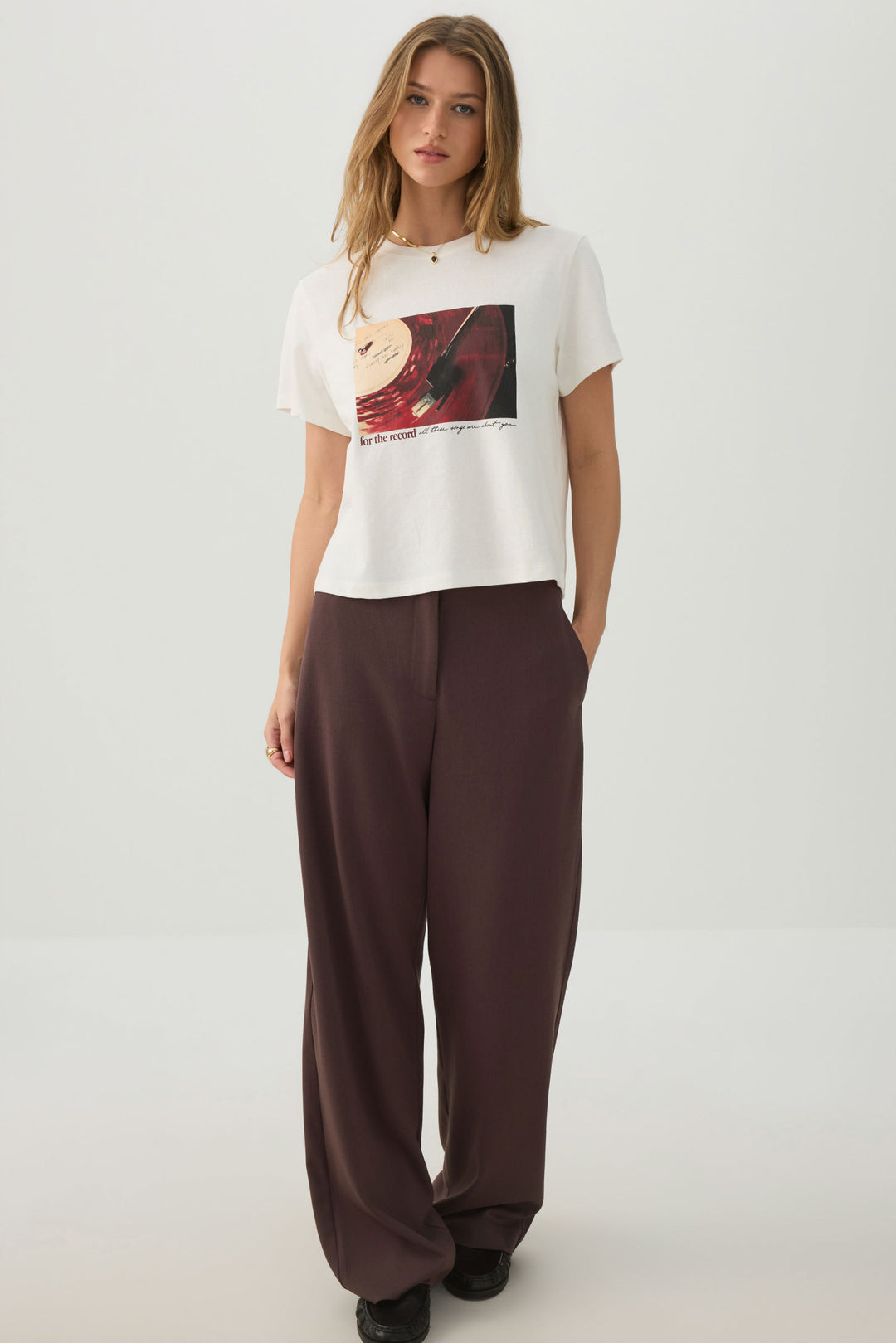 Crew Neck Graphic T-shirt