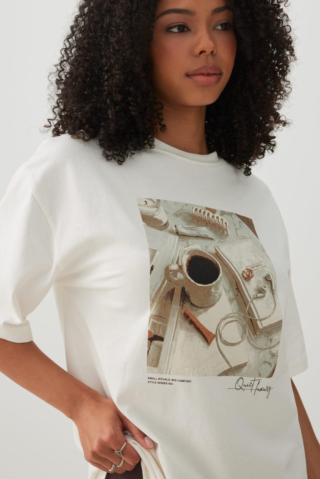 Graphic Print Oversized T-Shirt