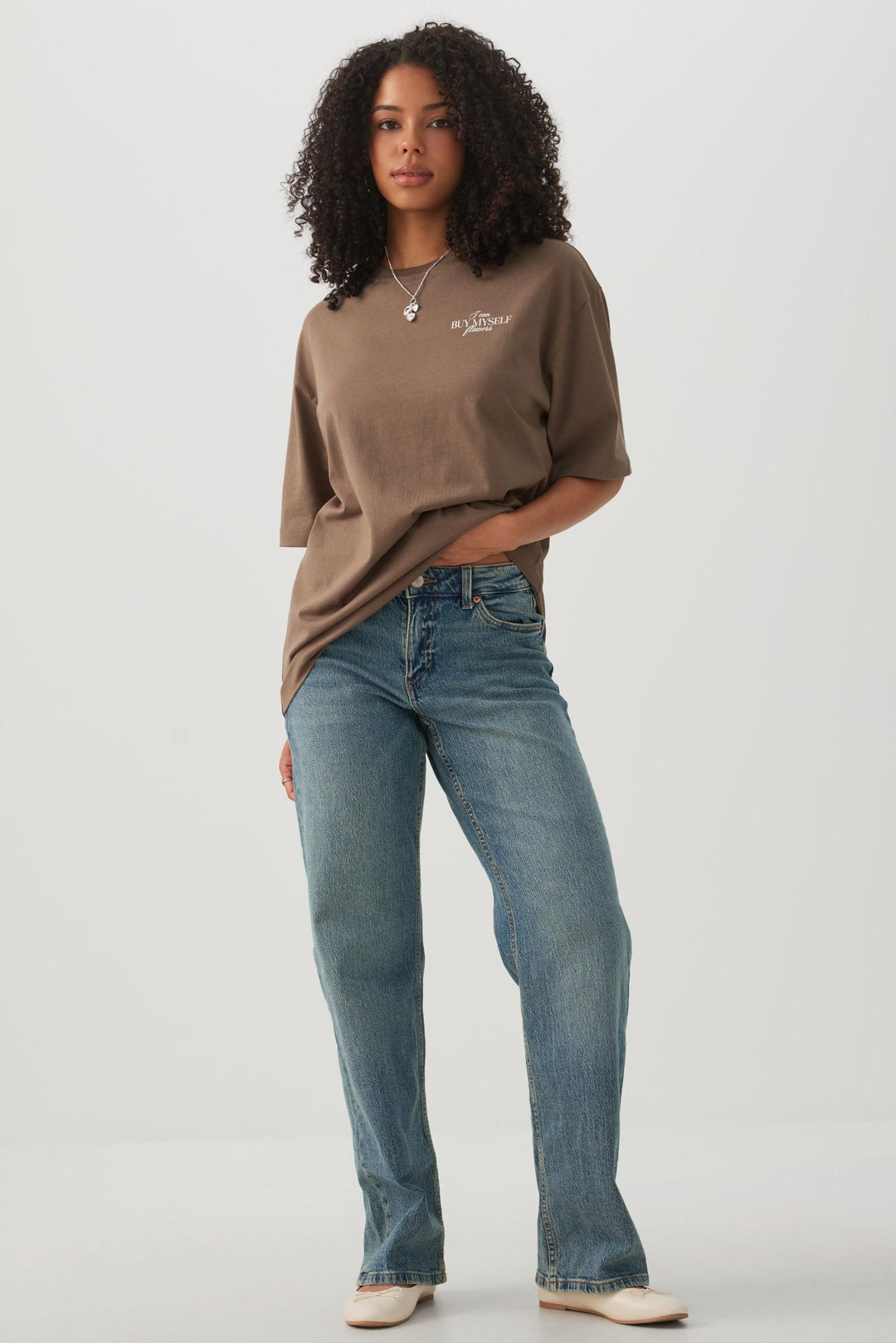 Graphic Print Oversized T-Shirt