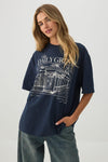 Oversized Graphic Cotton T-Shirt