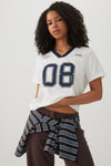 Graphic Print Mesh T-Shirt