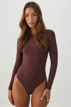 Crew Neck Long Sleeve Bodysuit
