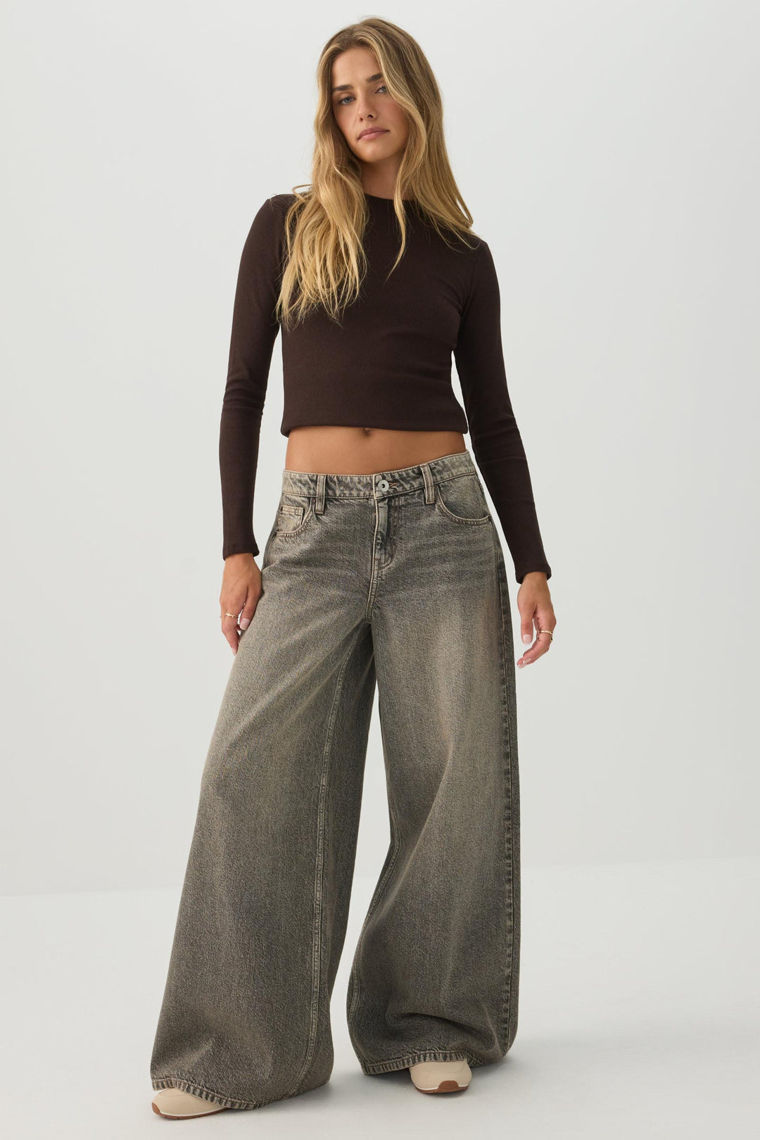 Rib Long Sleeve Top