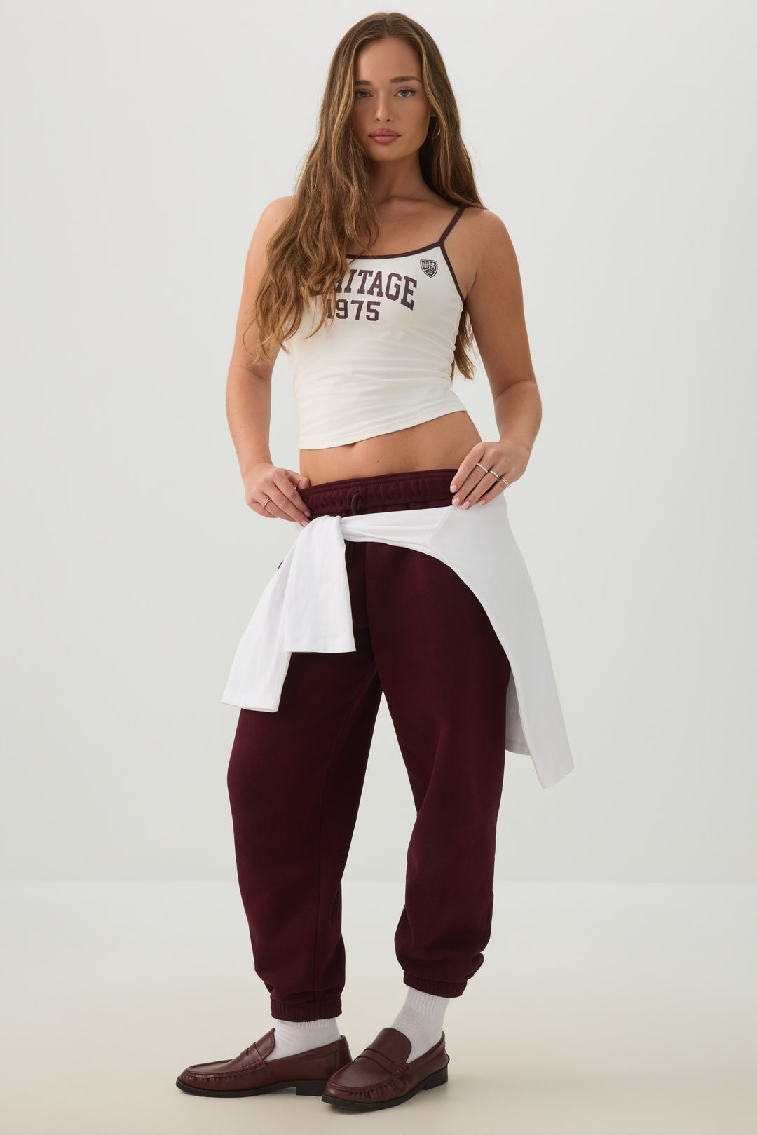 Graphic Scoop Neck Tank Top