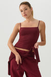 Camisole col droit double épaisseur Smoothcore™