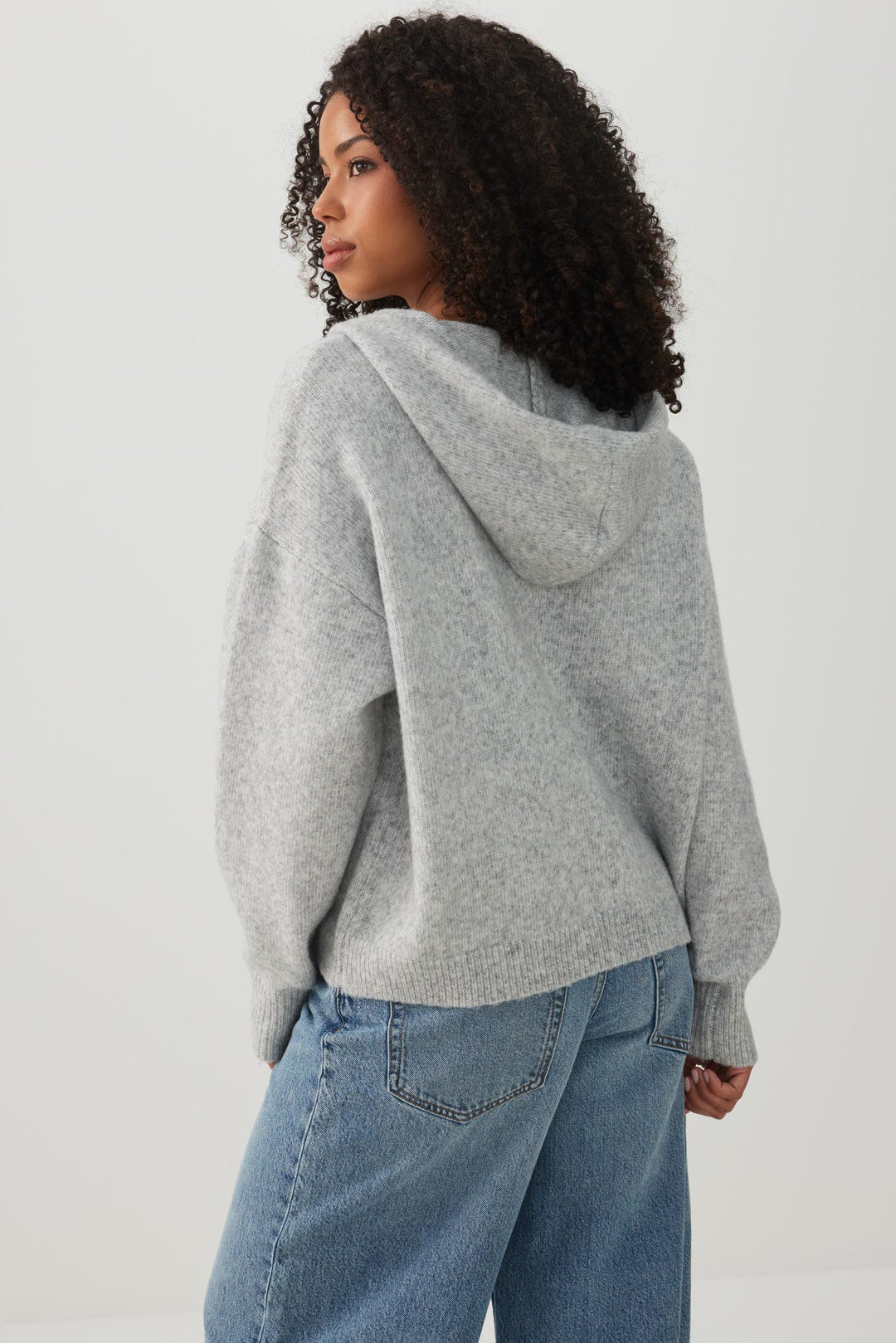 Veste ample à capuchon