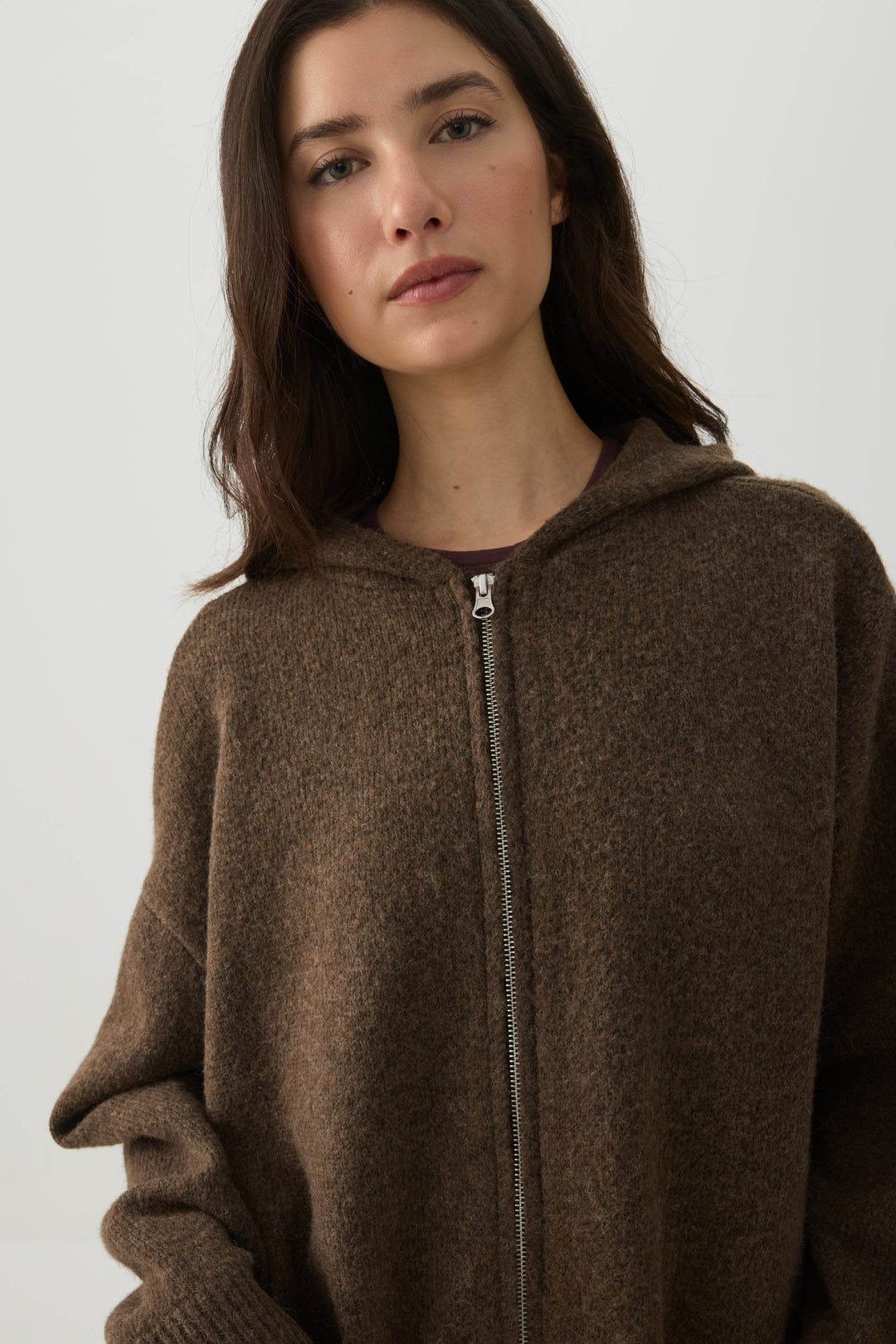 Oversized Zip-Up Hoodie