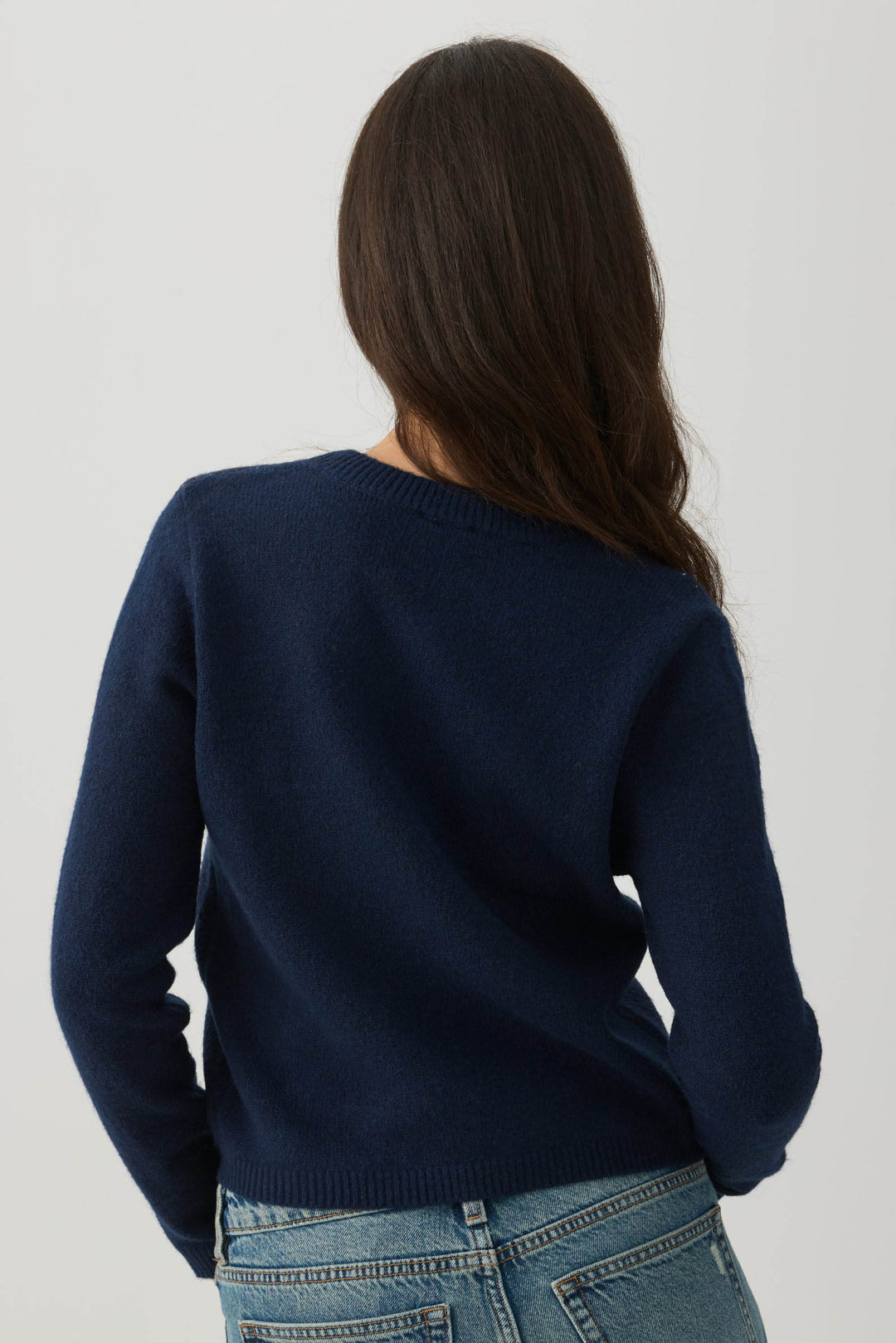 Cropped Button Front Cardigan