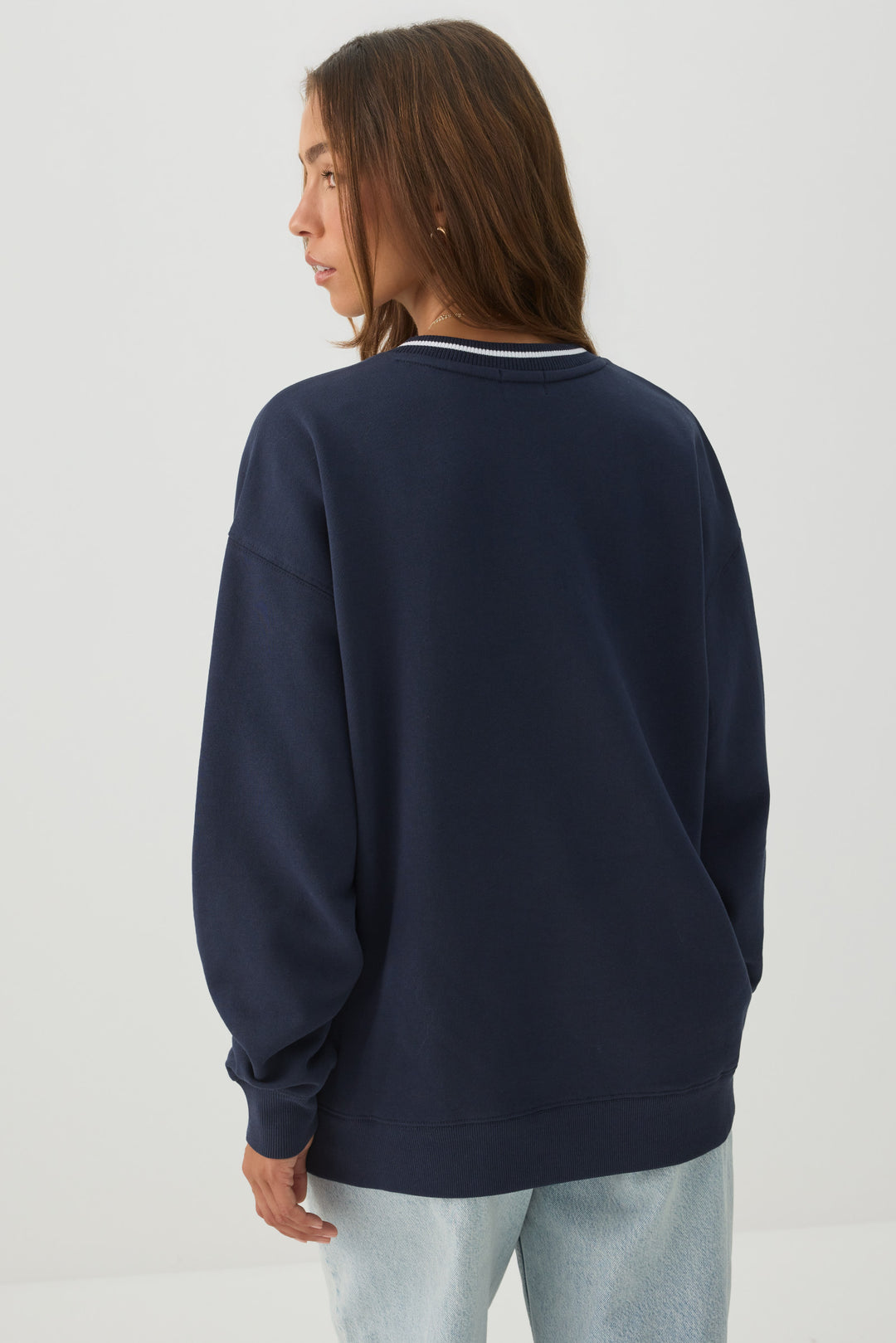 MADESOFT™ Fleece V-Neck Graphic Sweatshirt