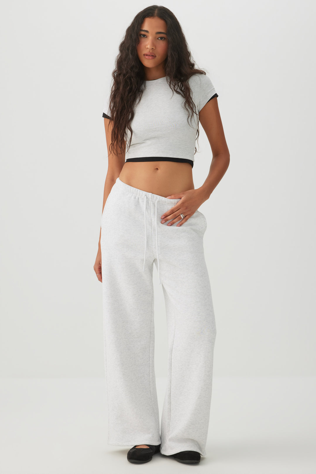 Pantalon à jambe large Molleton MADESOFT™ 