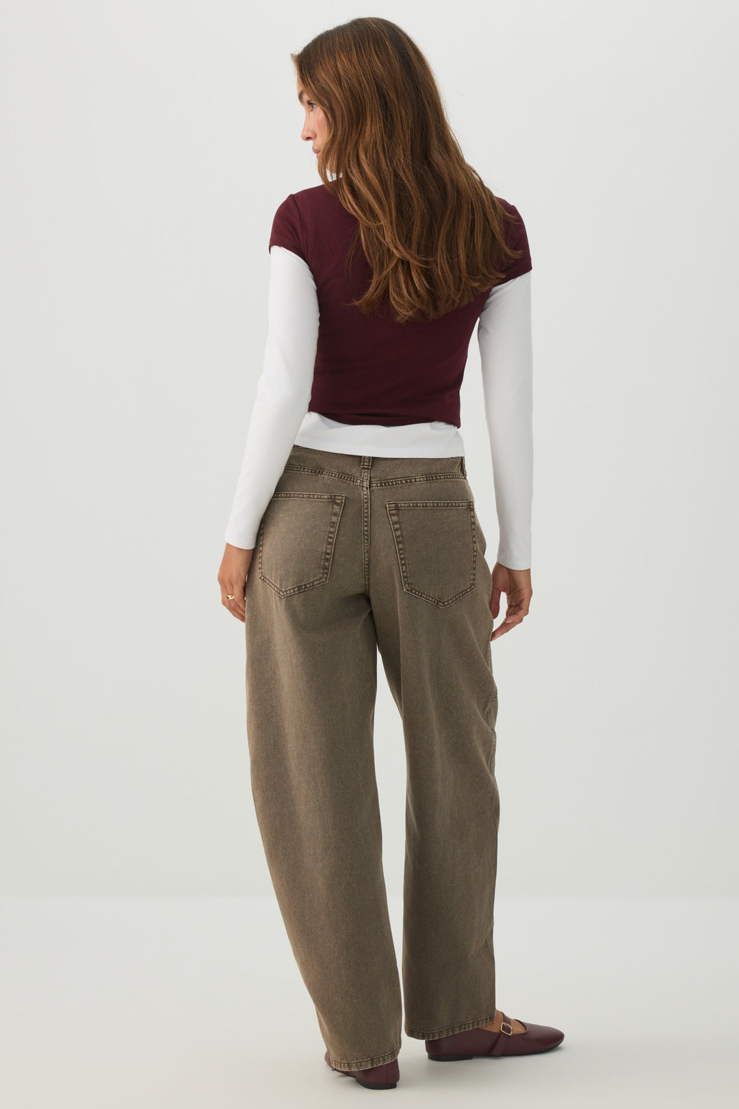 The Indie Fit High Rise Barrel Pants