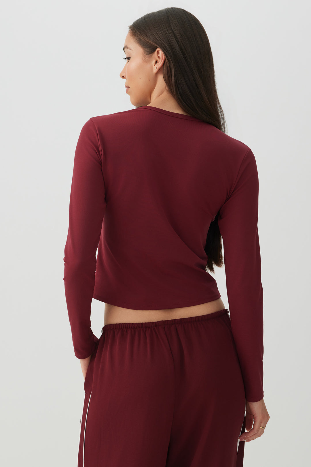 Super Soft Long Sleeve Crop T-Shirt