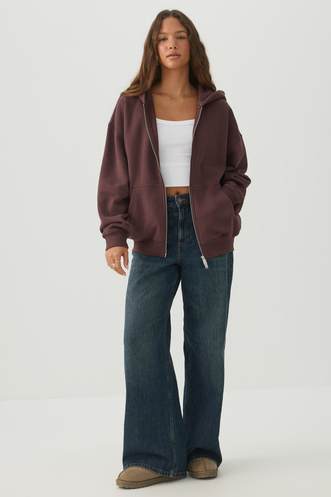 MADESOFT™ Fleece 2 Way Zip Hoodie