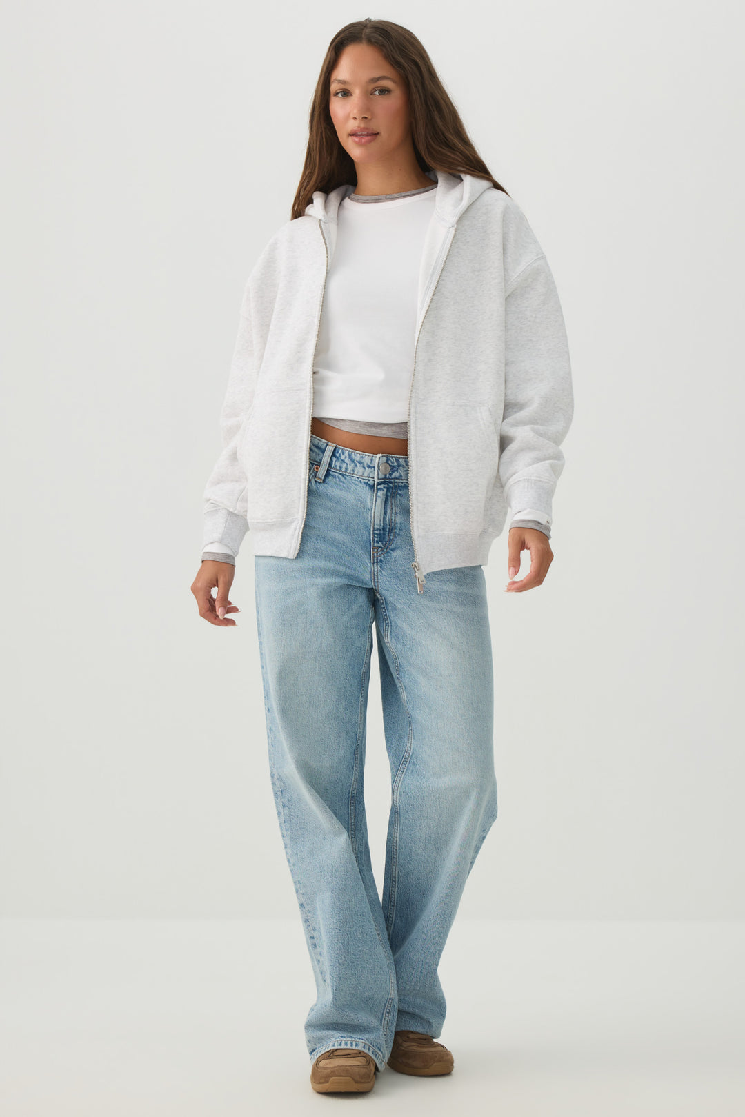 MADESOFT™ Fleece 2 Way Zip Hoodie