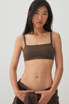 Soutien-gorge léger côtelé sans coutures