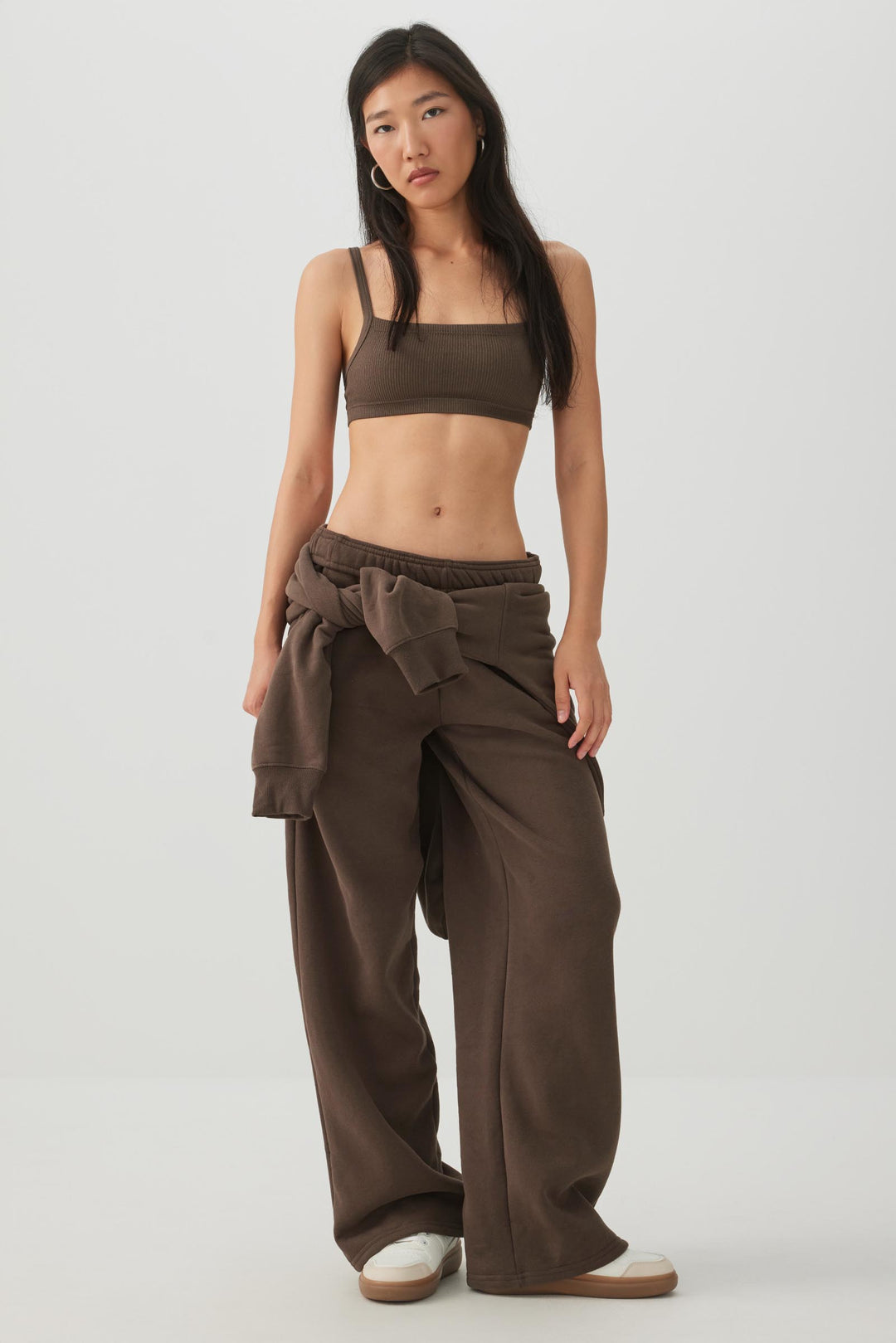Soutien-gorge léger côtelé sans coutures