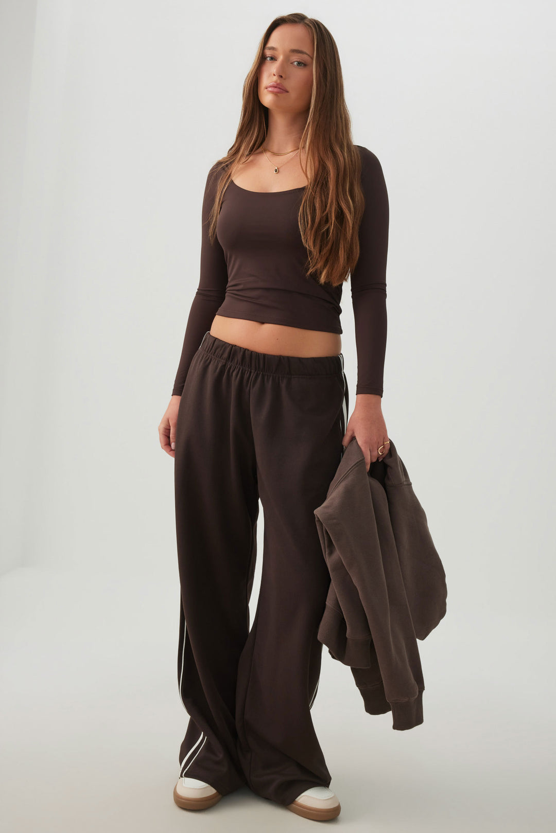 Scoop Neck Long Sleeve Top