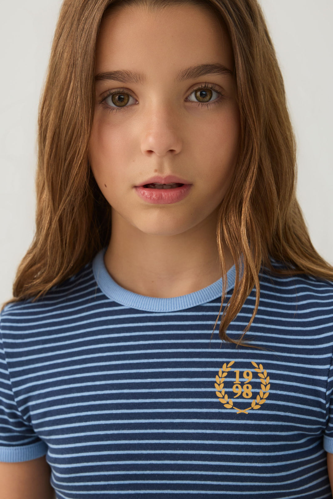 Striped Rib Ringer T-Shirt