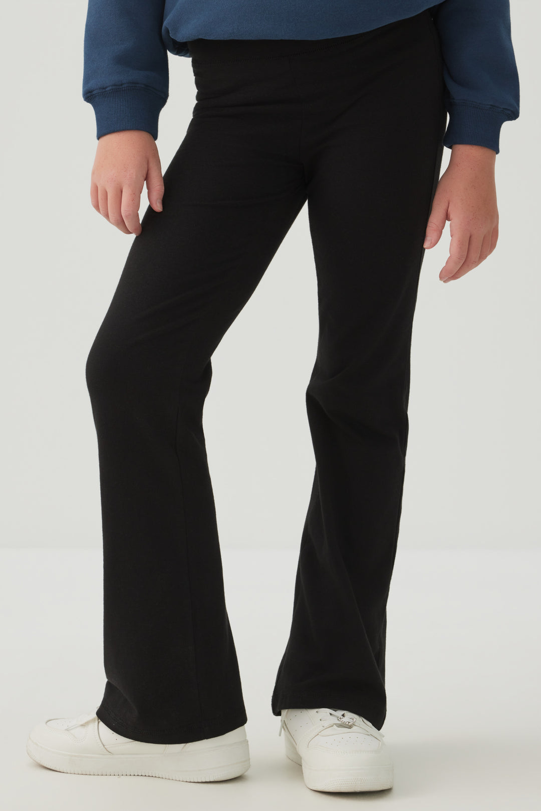 Pantalon évasé en coton