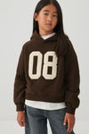 MADESOFT™ Fleece Cropped Graphic Hoodie
