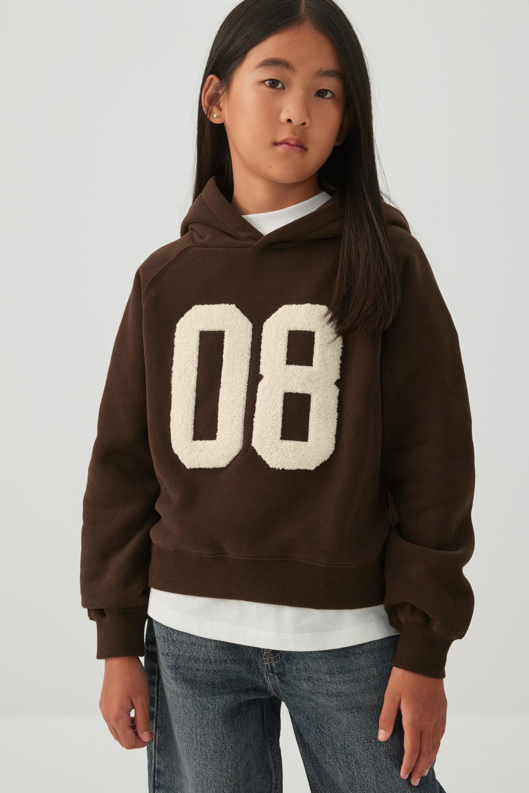 MADESOFT™ Fleece Cropped Graphic Hoodie