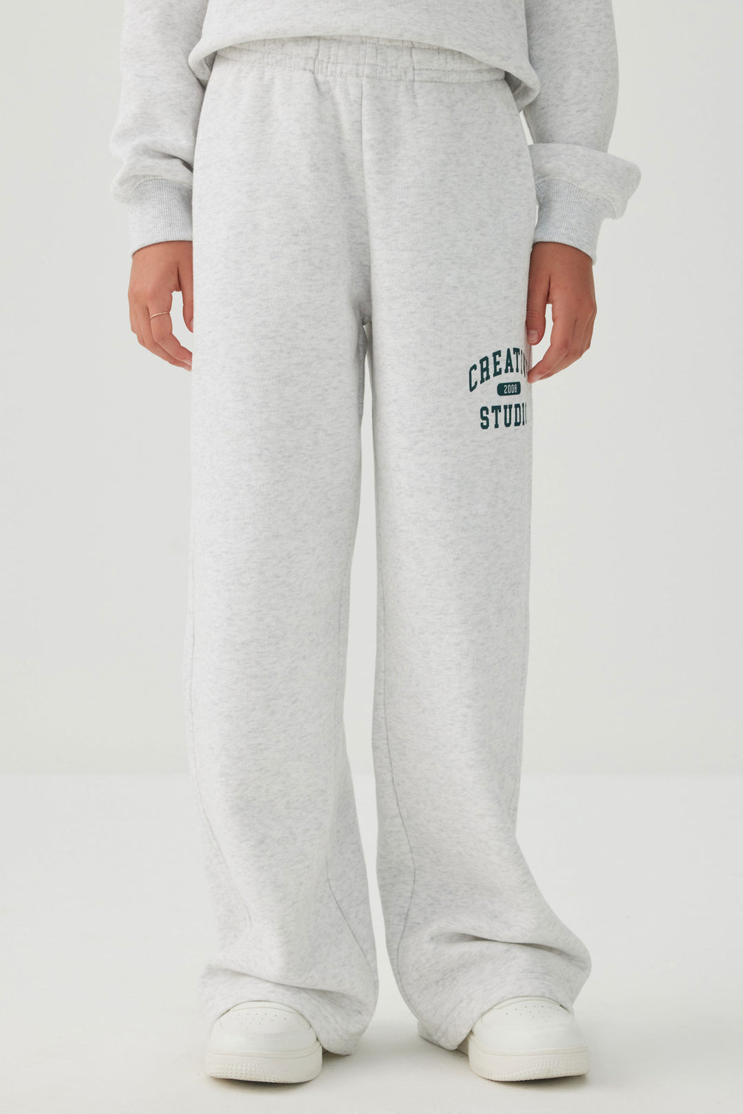 Pantalon à jambe large graphique Molleton MADESOFT™