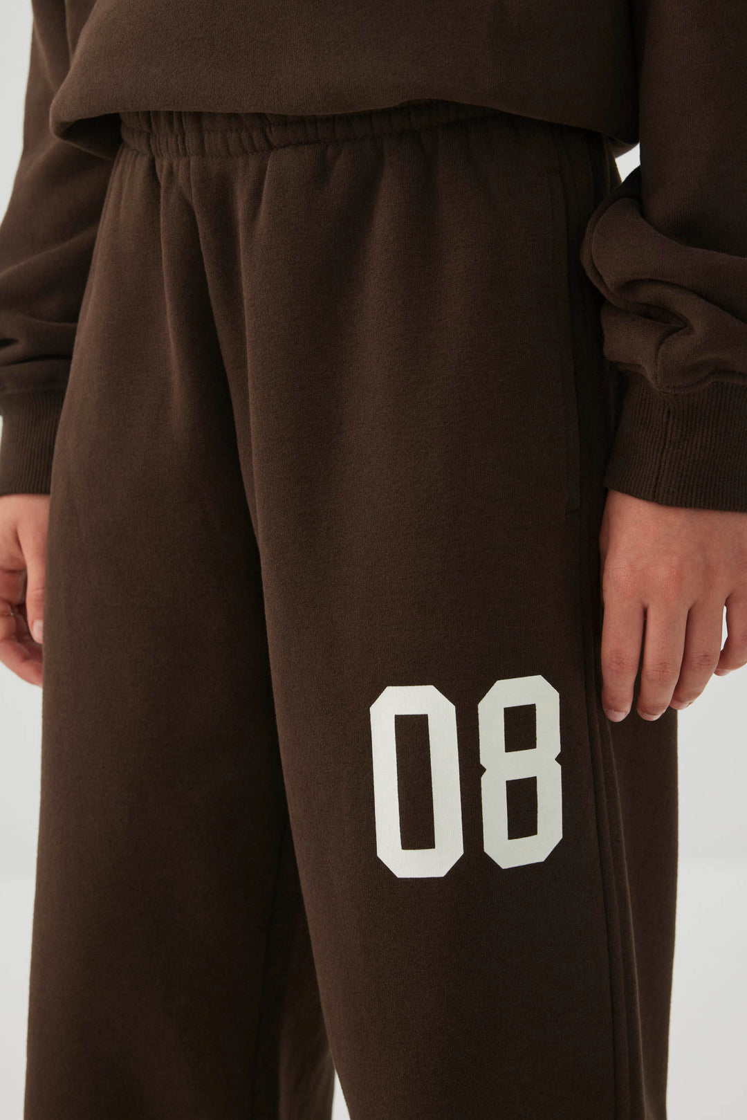 MADESOFT™ Fleece Graphic Wide Leg Pants