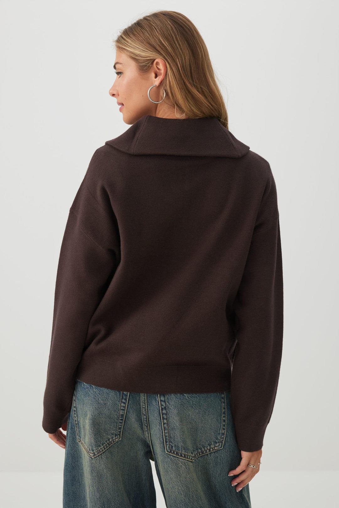 Half Zip Polo Sweater