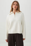 Half Zip Polo Sweater