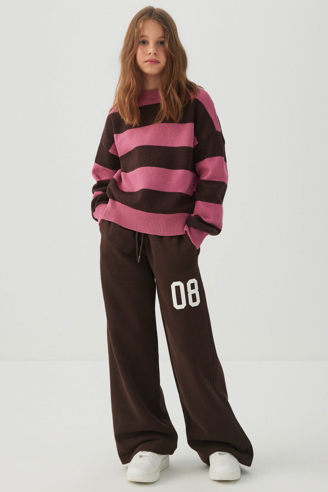 Striped Crew Neck Sweater