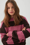 Striped Crew Neck Sweater