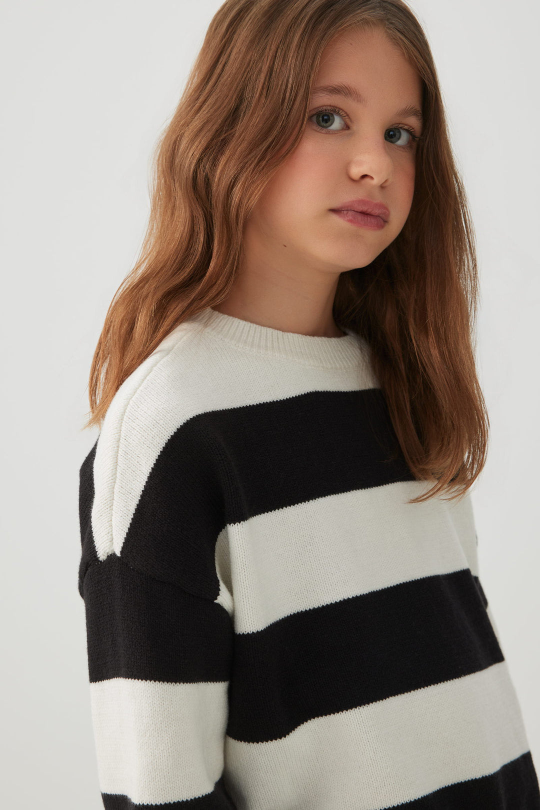 Striped Crew Neck Sweater