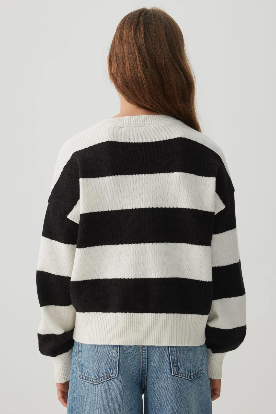Striped Crew Neck Sweater