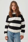 Striped Crew Neck Sweater