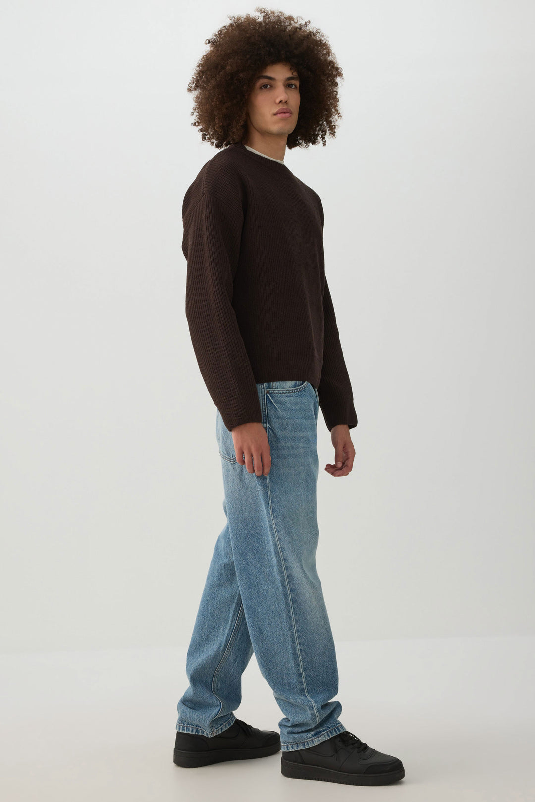 Chandail carré en chenille