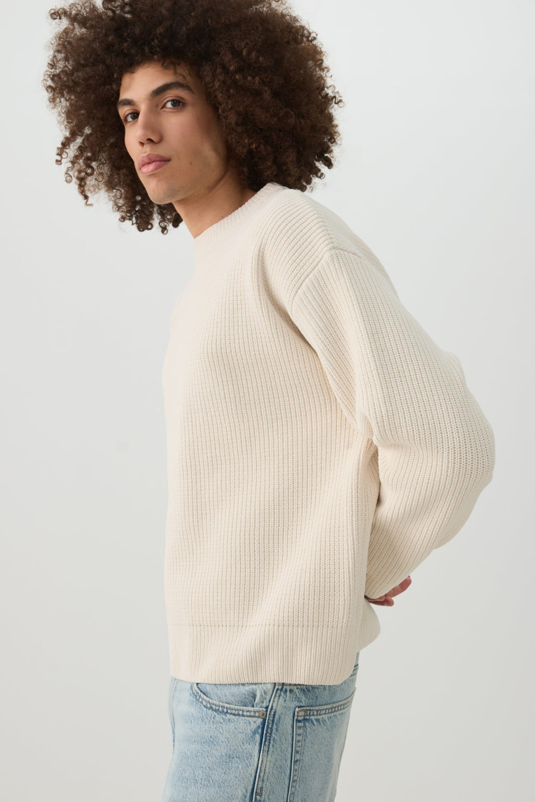 Chandail carré en chenille