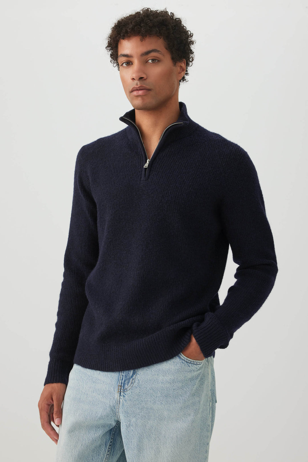 Super Soft Quarter Zip Sweater