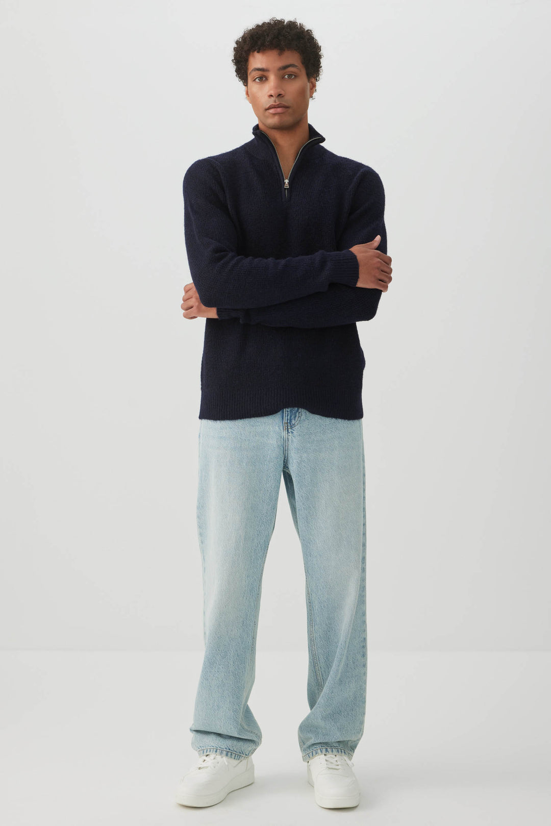 Super Soft Quarter Zip Sweater