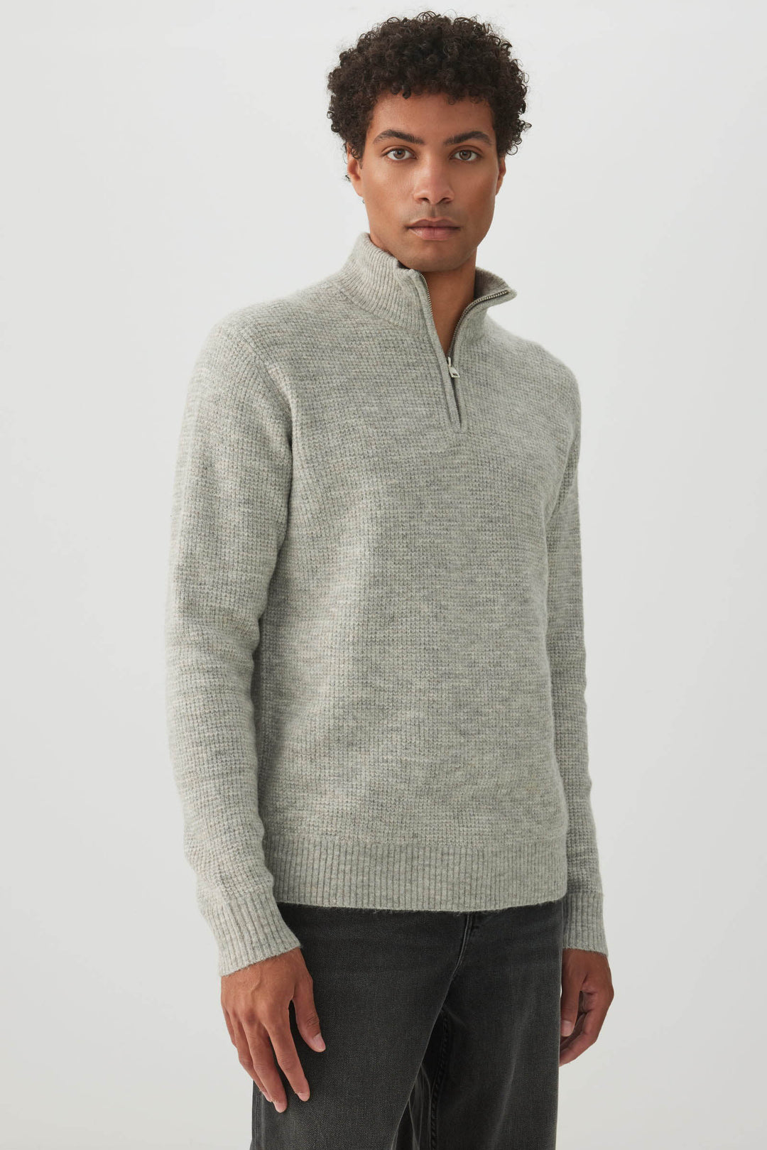 Super Soft Quarter Zip Sweater