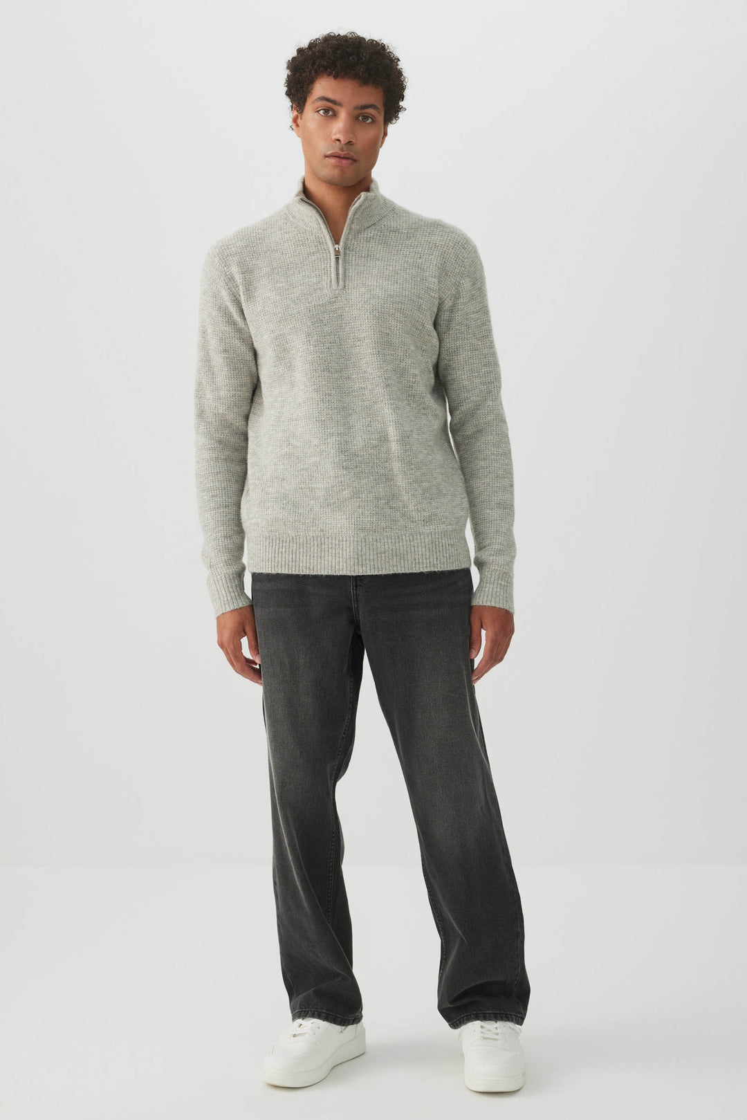 Super Soft Quarter Zip Sweater