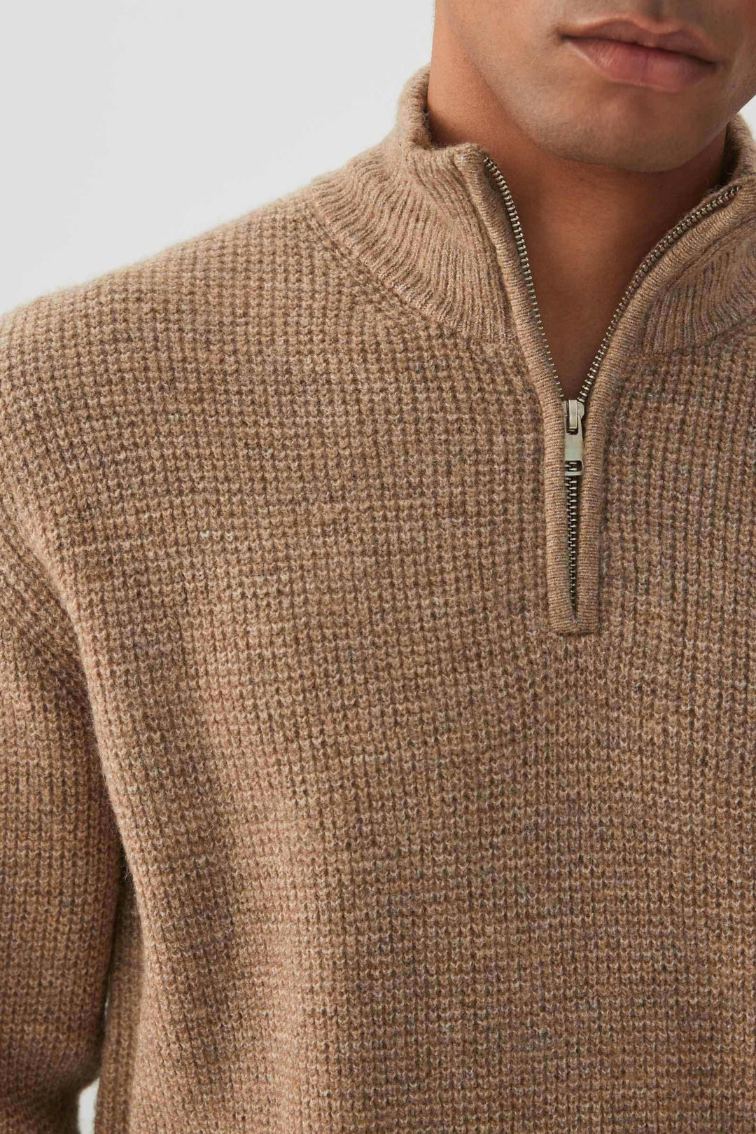 Super Soft Quarter Zip Sweater