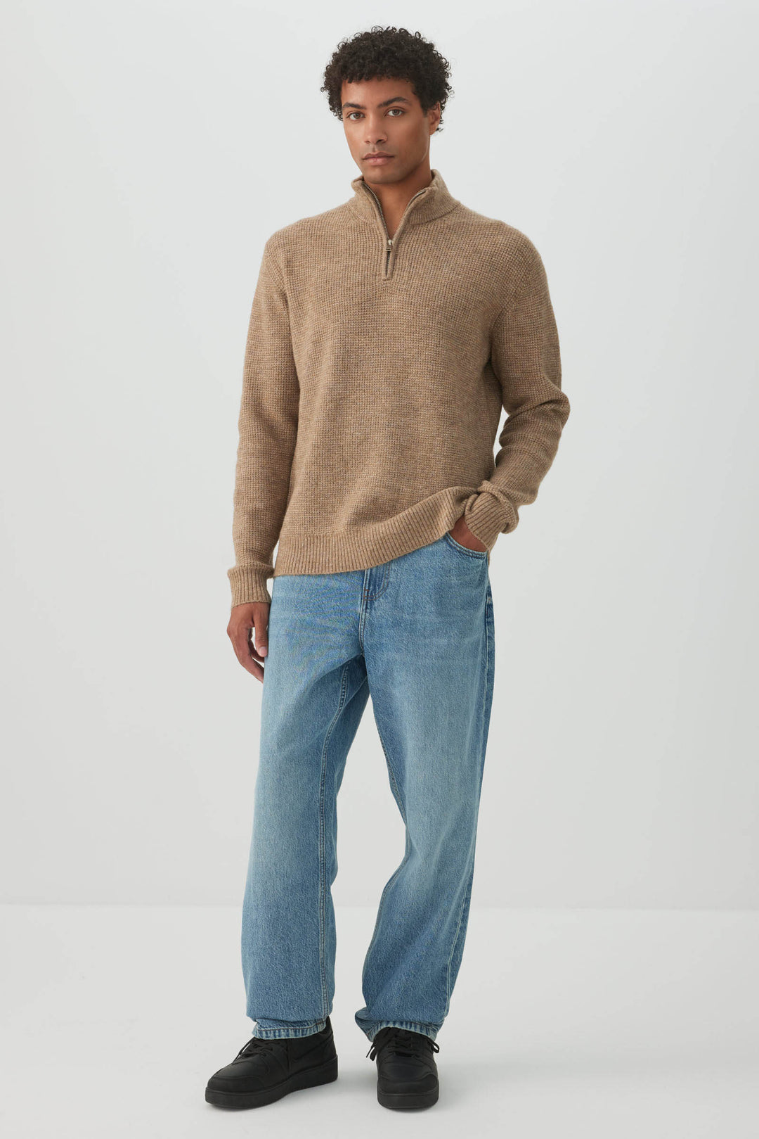 Super Soft Quarter Zip Sweater