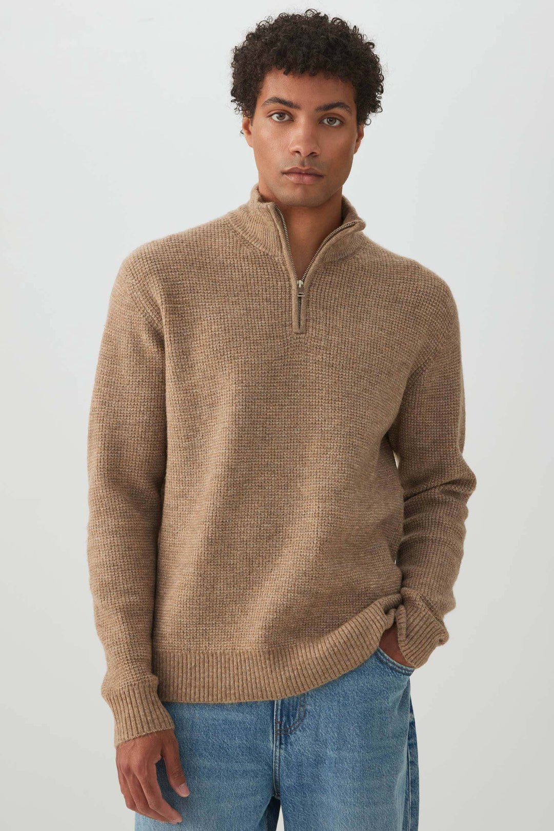 Super Soft Quarter Zip Sweater