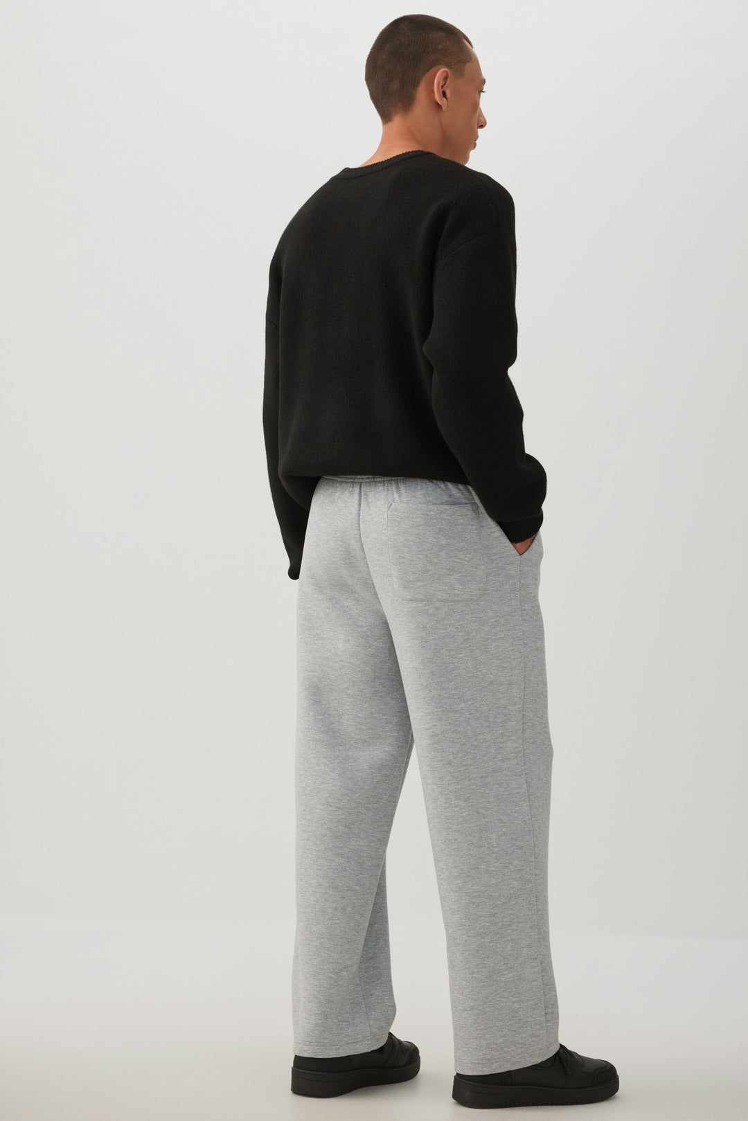 Straight Leg Double Knit Pants