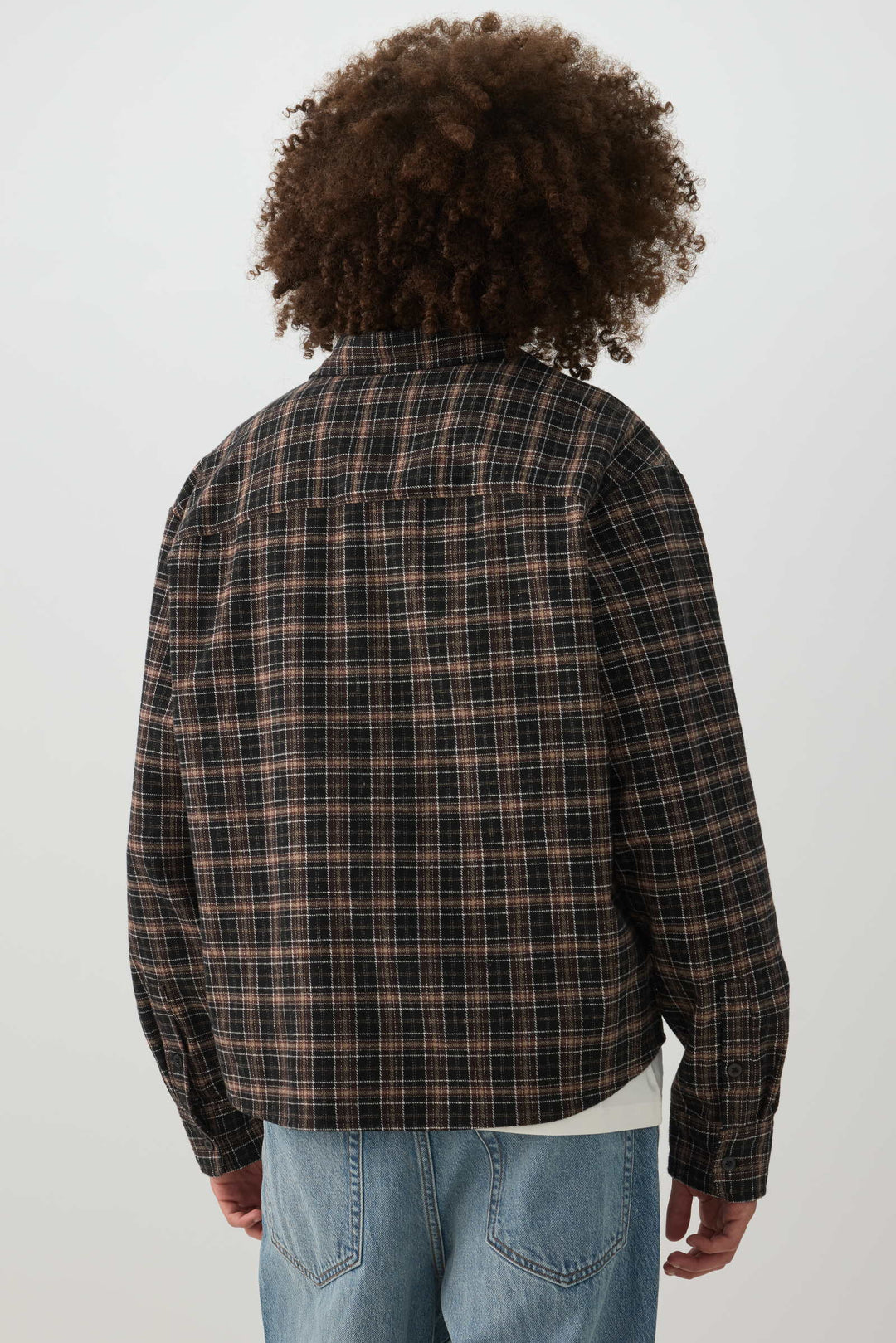 Chemise à carreaux ample