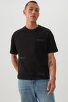 T-shirt ample à imprimé graphique 